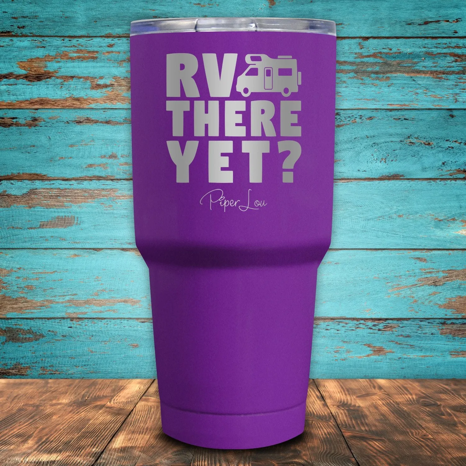RV There Yet? Coated Drinkware
