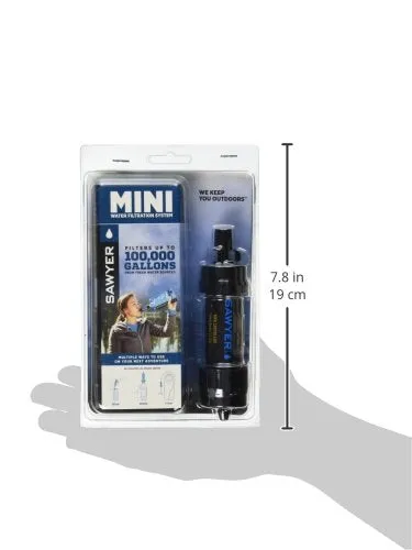 Sawyer Products Mini Water Filtration System   Permethrin Insect Repellent for Clothing, Gear & Tents, 24-Ounce   Premium Insect Repellent with 20% Picaridin, Pump Spray, 4-Ounce