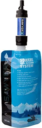 Sawyer Products Mini Water Filtration System   Permethrin Insect Repellent for Clothing, Gear & Tents, 24-Ounce   Premium Insect Repellent with 20% Picaridin, Pump Spray, 4-Ounce