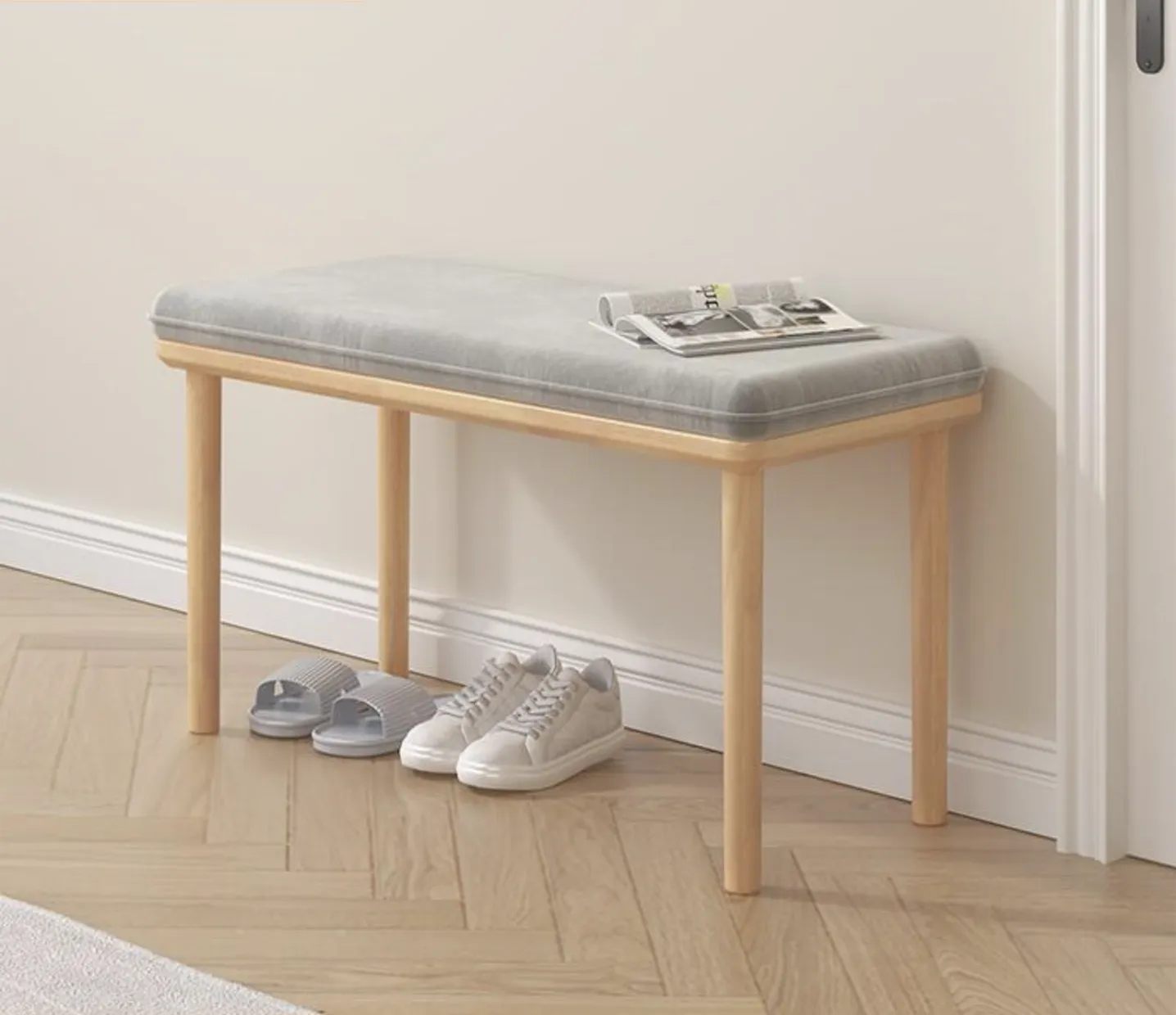 Shoe Rack Bench for Entryway-60CM
