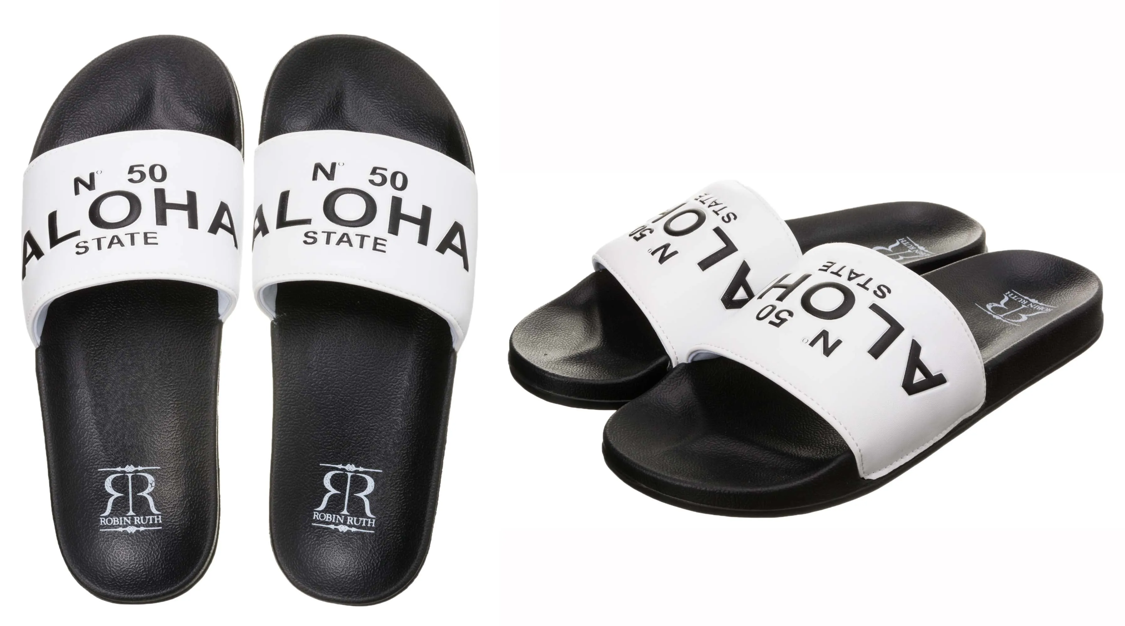 Slippah Slidahs: Level Up Yo' Collection: N 50 Aloha State Slides - Da Ultimate Footwear Souvenirs