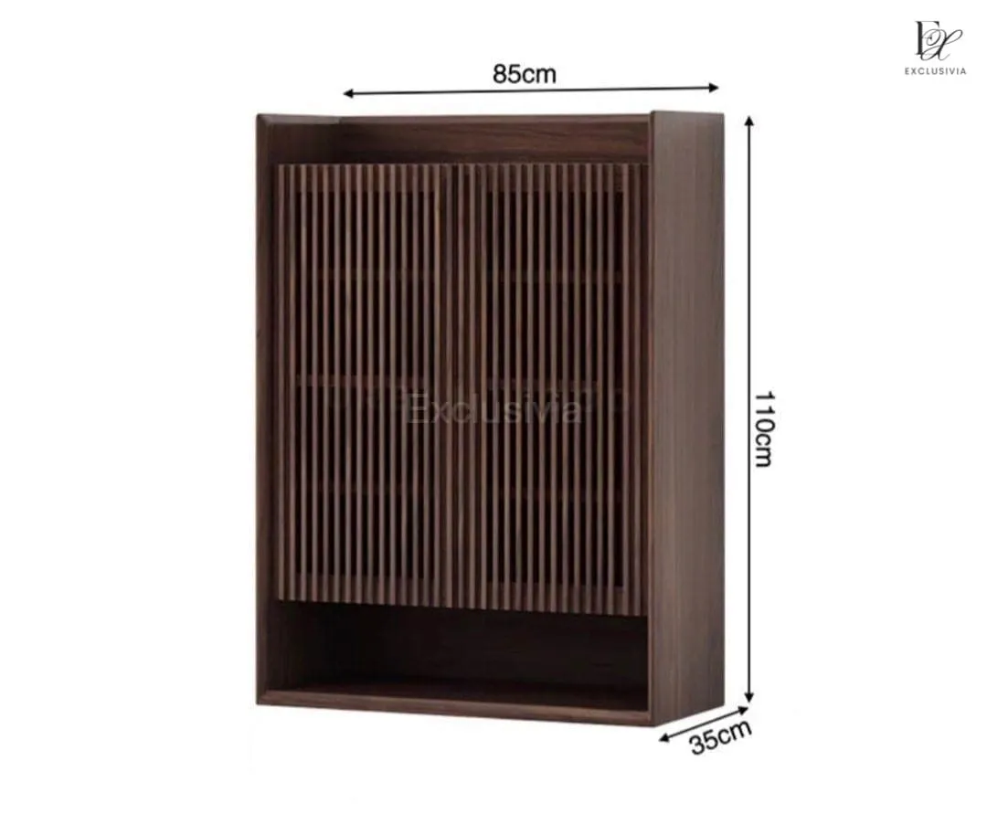 STRUT Rustic Solid Wood Shoe Cabinet