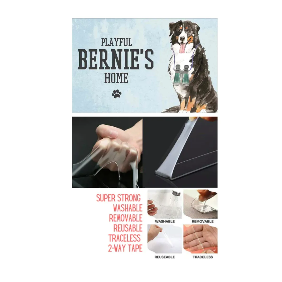 Sweet Customized Nameplate for Pets -Bernese Mountain Dog