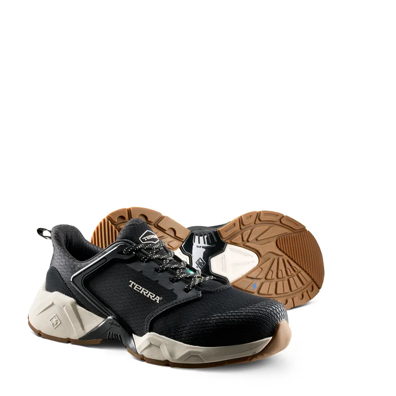Terra Men's Terra Vector Comp Toe Athletic Safety Work Shoe - Tan - 1298BW