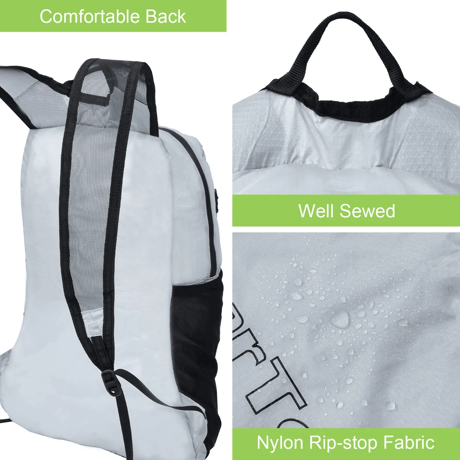 Ultralight Packable Backpack for Outdoors
