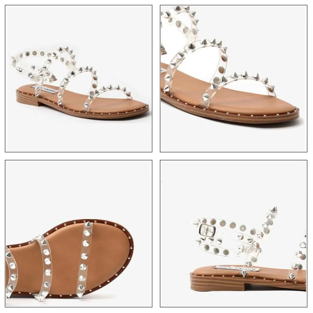 Women Lightweight Summer Designer Studded Sandals