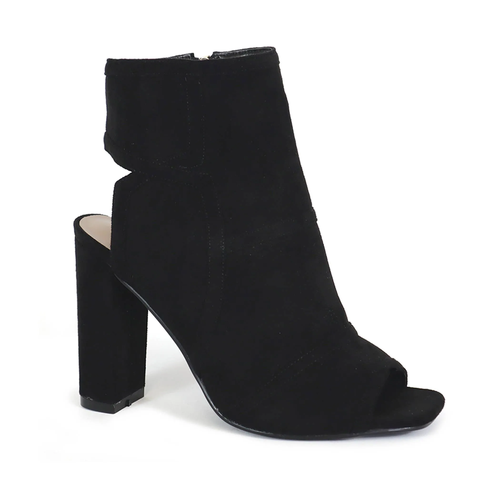 Yoki CARRASON-62 Women's Open Back Shootie Transitional boot
